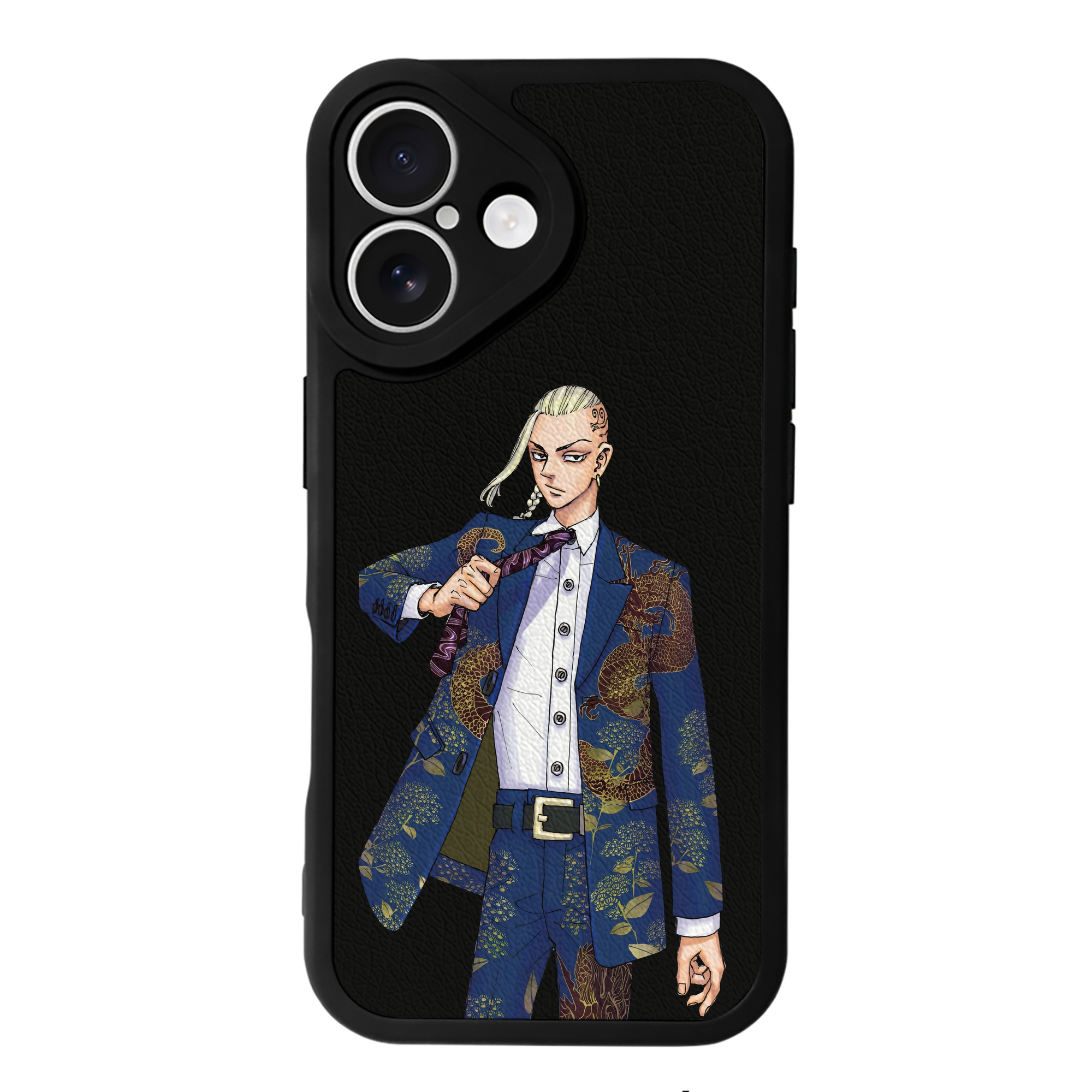 （画像用） 東京リベンジャーズ Tokyo Revengers 【iPhone 16シリーズ対応】シリコンスマホケース（レザー調） 材質：シリコン